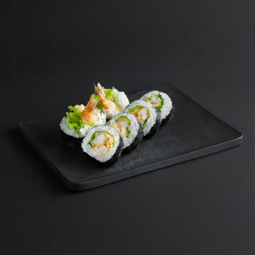 Maki z krewetką w tempurze