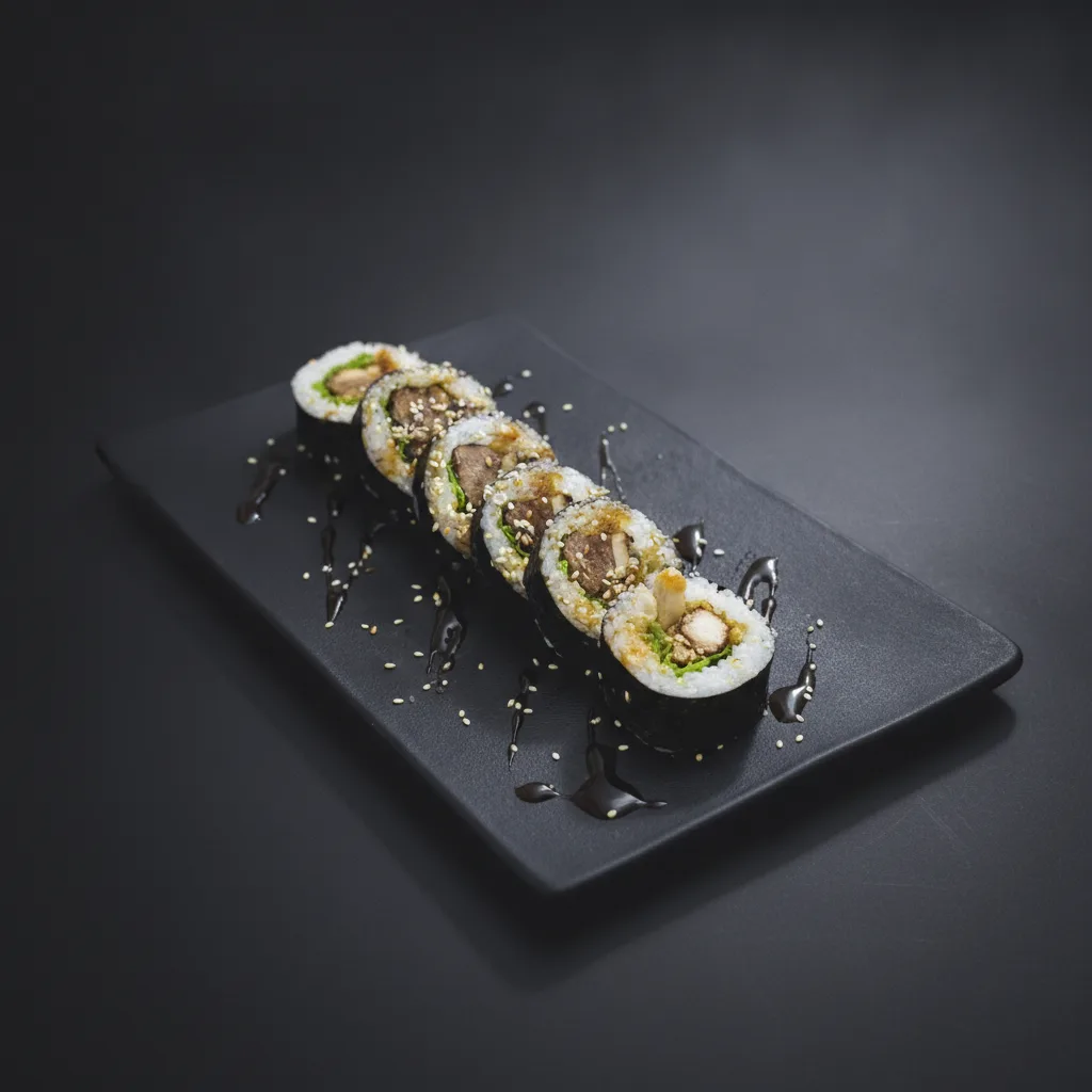 Maki z kaczką teriyaki