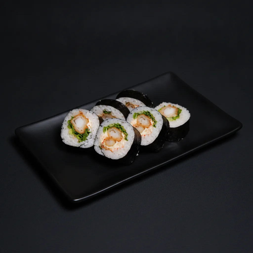 Maki z kalmarem w tempurze