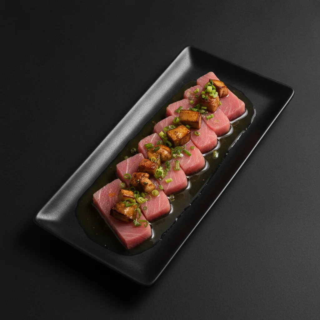 Sashimi toro foie gras